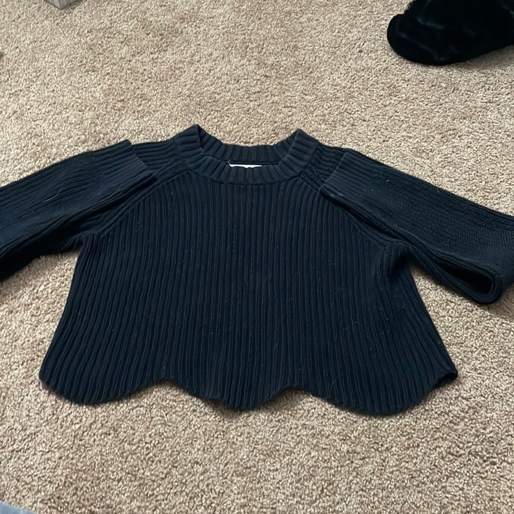 Pacsun-L.A. Hearts black cropped sweater.
